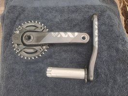 Sram Quarq Power Meter Kurbelset XX1 SL Eagle DUB - Carbon