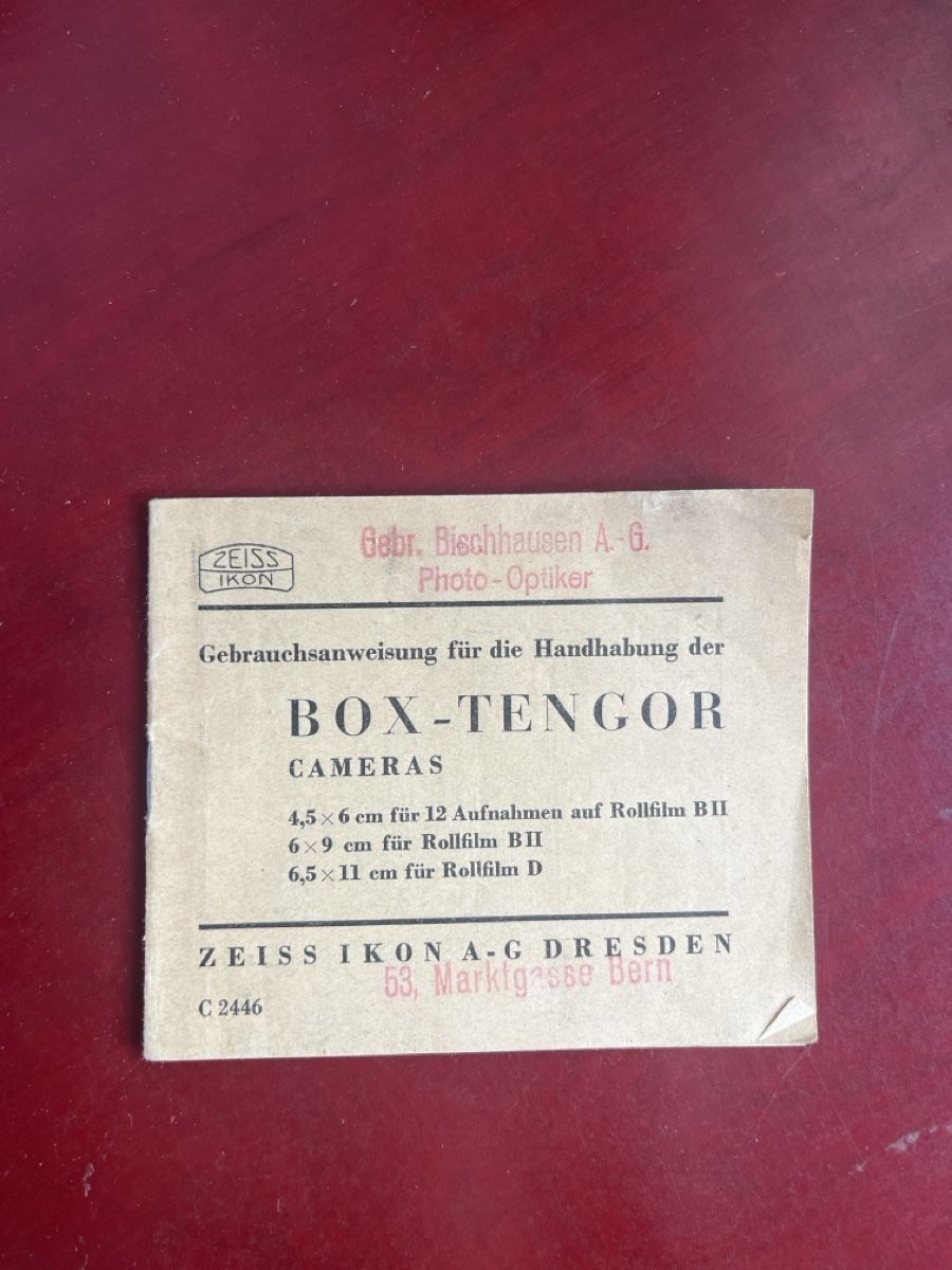 Zeiss Kamera: Zeiss Ikon Box-Tengor Kamera – Gebraucht aus Basel von gutglueck 3