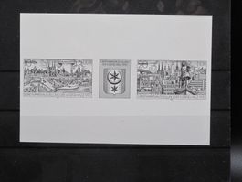 DDR 1990 Briefmarkenausstellung Schwarz