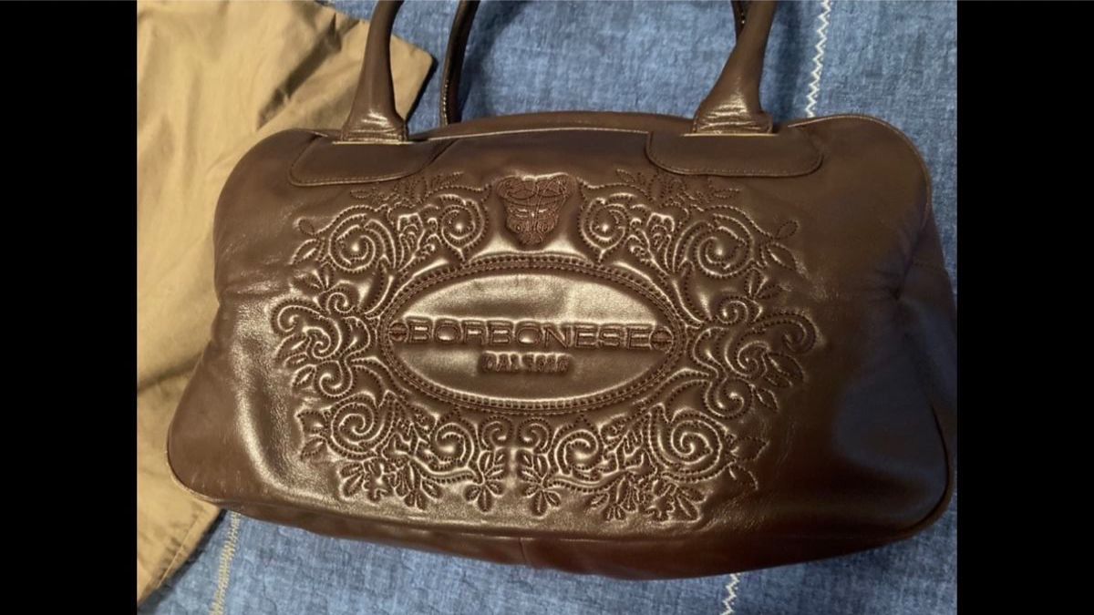 Borbonese Borse da donna: Borbonese borsa in pelle marrone – Usato da Viganello venduto da Orisole 1