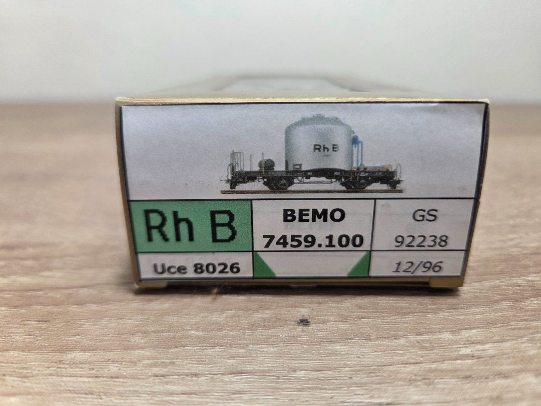 Bemo Modelleisenbahnen: Bemo 7459.100 Zementtransportwagen RhB H0m – Gebraucht aus St-Aubin-Sauges von Lo_Go 5