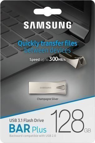 Samsung USB Sticks: Samsung BARPlus 128GB USBStick 3.1 300mb – Neu und originalverpackt aus Zürich von wearehappy
