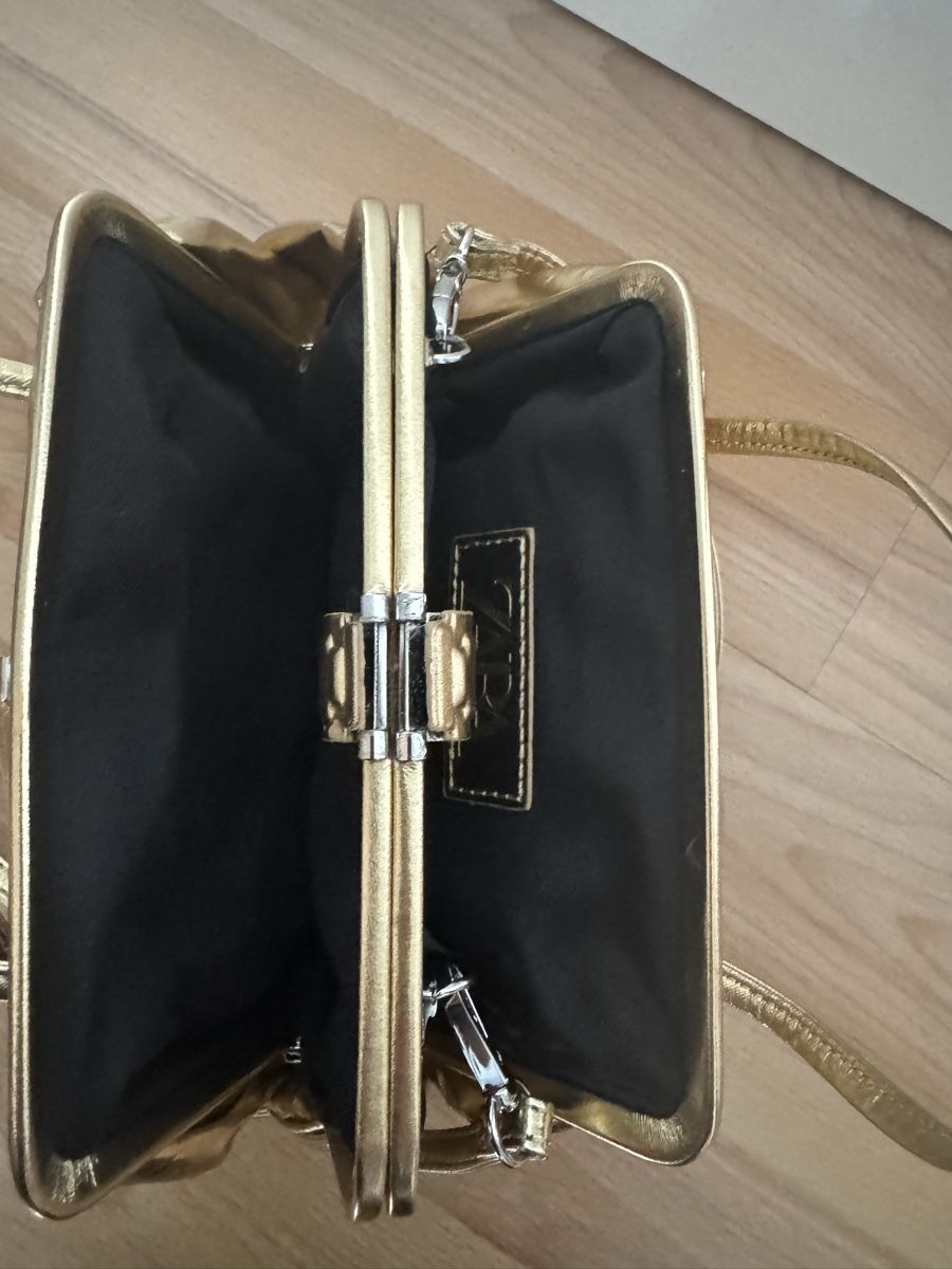 Borse da donna: Zara goldene Handtasche – Usato da Bettlach venduto da valishop 2