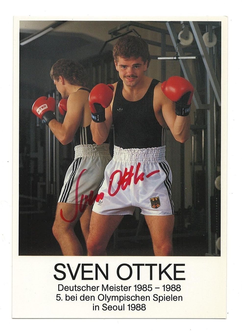 Autografi: SVEN OTTKE  BOX-WELTMEISTER  BOXER BOXEN – Usato da Basel venduto da verano1000