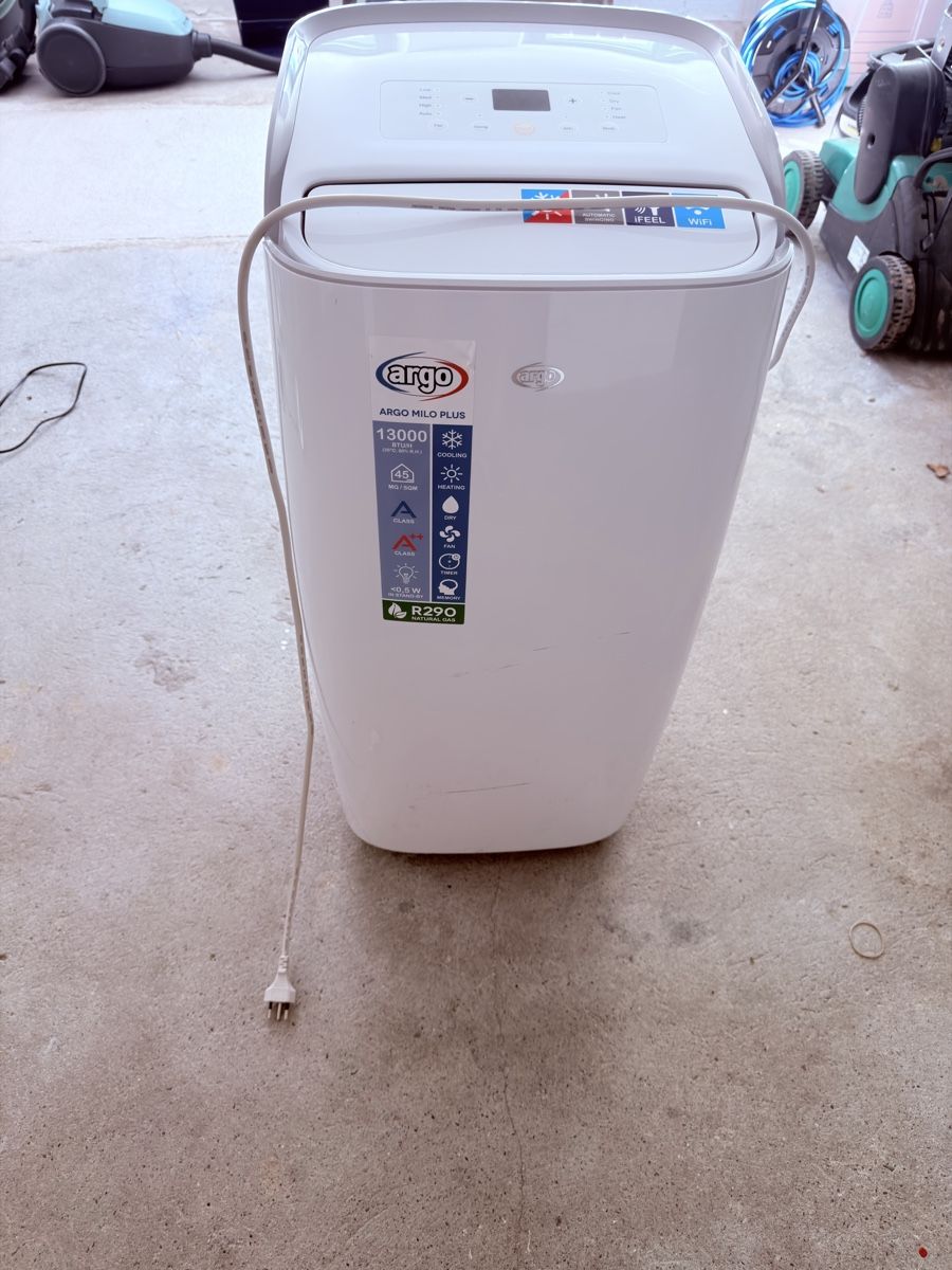 Argo Condizionatori: Argo Milo Plus 13000 BTU portable air conditioner used – Usato da Marbach LU venduto da bes_8xbp 5