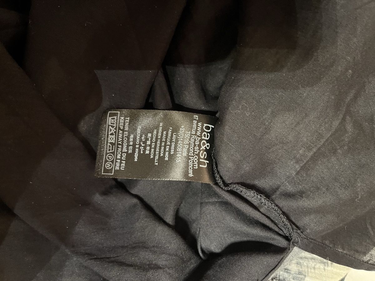 Ba&Sh Vestiti: Robe ba&sh imprimé noir blanc gris taille 0 – Nuovo (secondo la descrizione) da Givrins venduto da sab_k2f9 3