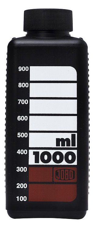 Laboratorio & Camera oscura: DUOPACK JOBO Weithals-Flasche 1000 ml schwarz – Nuovo e nell'imballaggio originale da Geuensee venduto da Fotoneo
