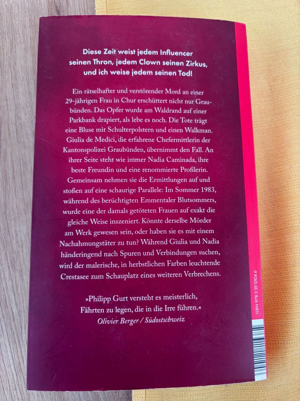 Libri: Philipp Gurt - Todesengel – Usato da Stetten AG venduto da Familiemeier 1