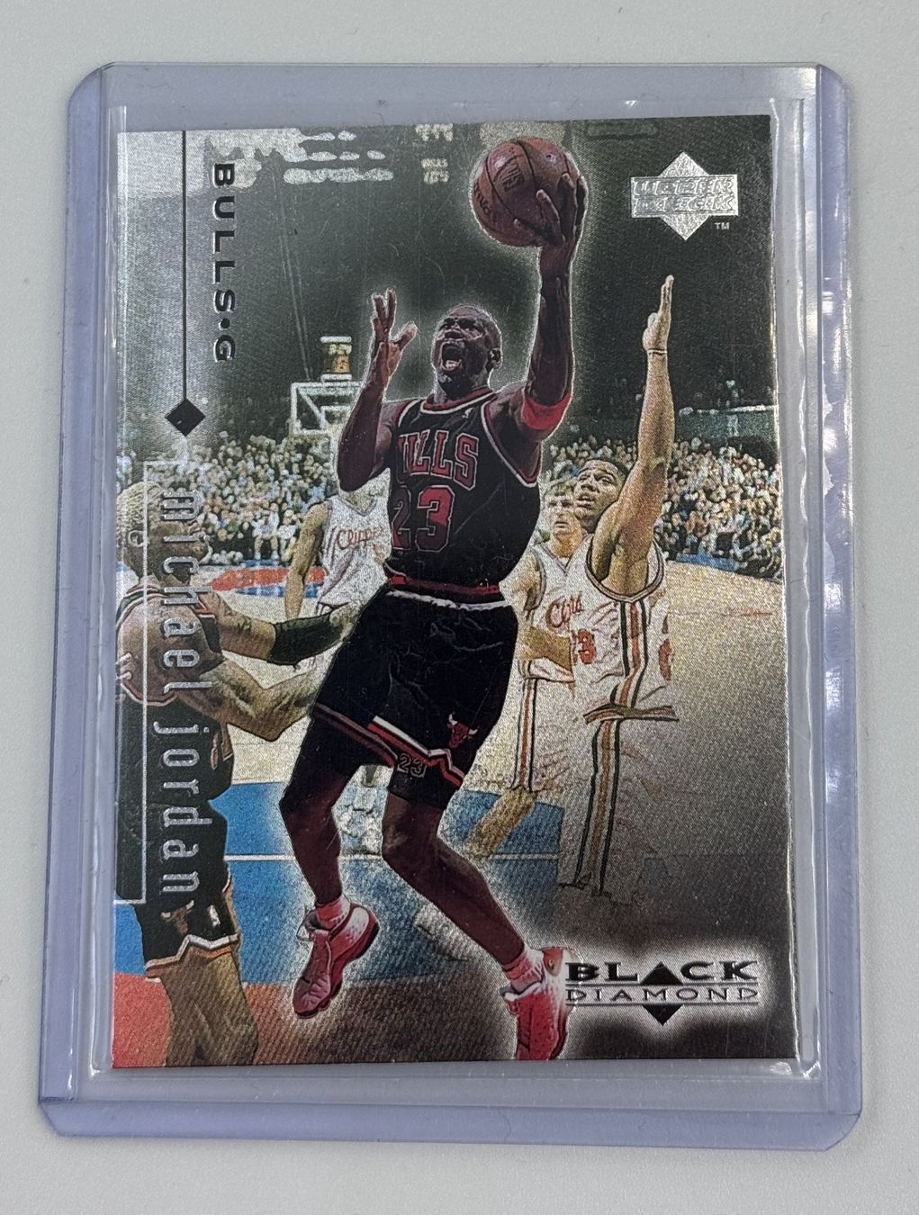 Nba Carte collezionabili: NBA Michael Jordan 1998 Upper Deck Black Diamond #23 Bulls – Nuovo (secondo la descrizione) da Jegenstorf venduto da plataOplomo