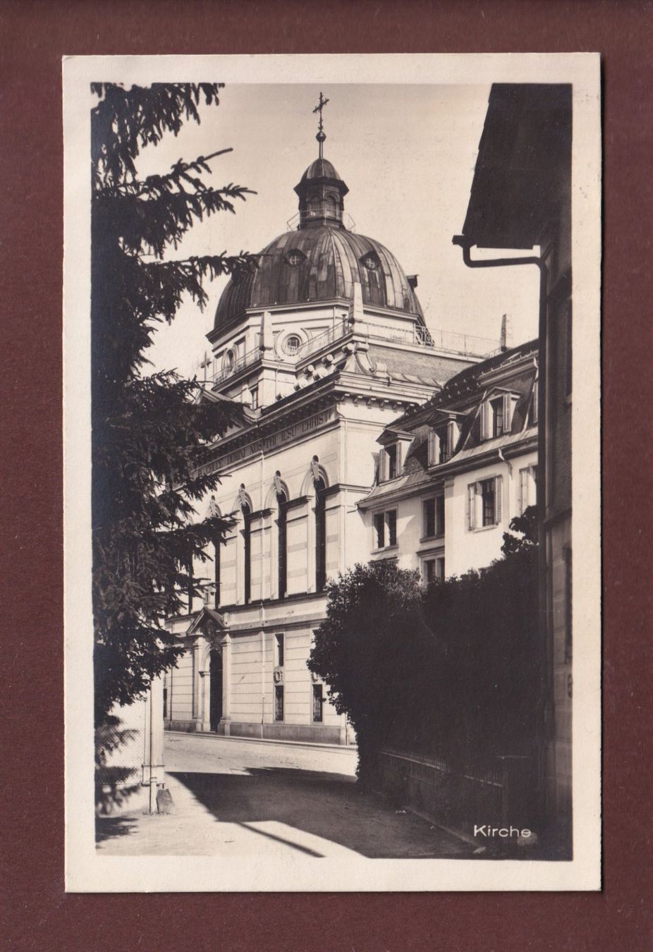 Cartoline postali: MENZINGEN - Kirche - 1924 – Usato da Pully venduto da nicecards