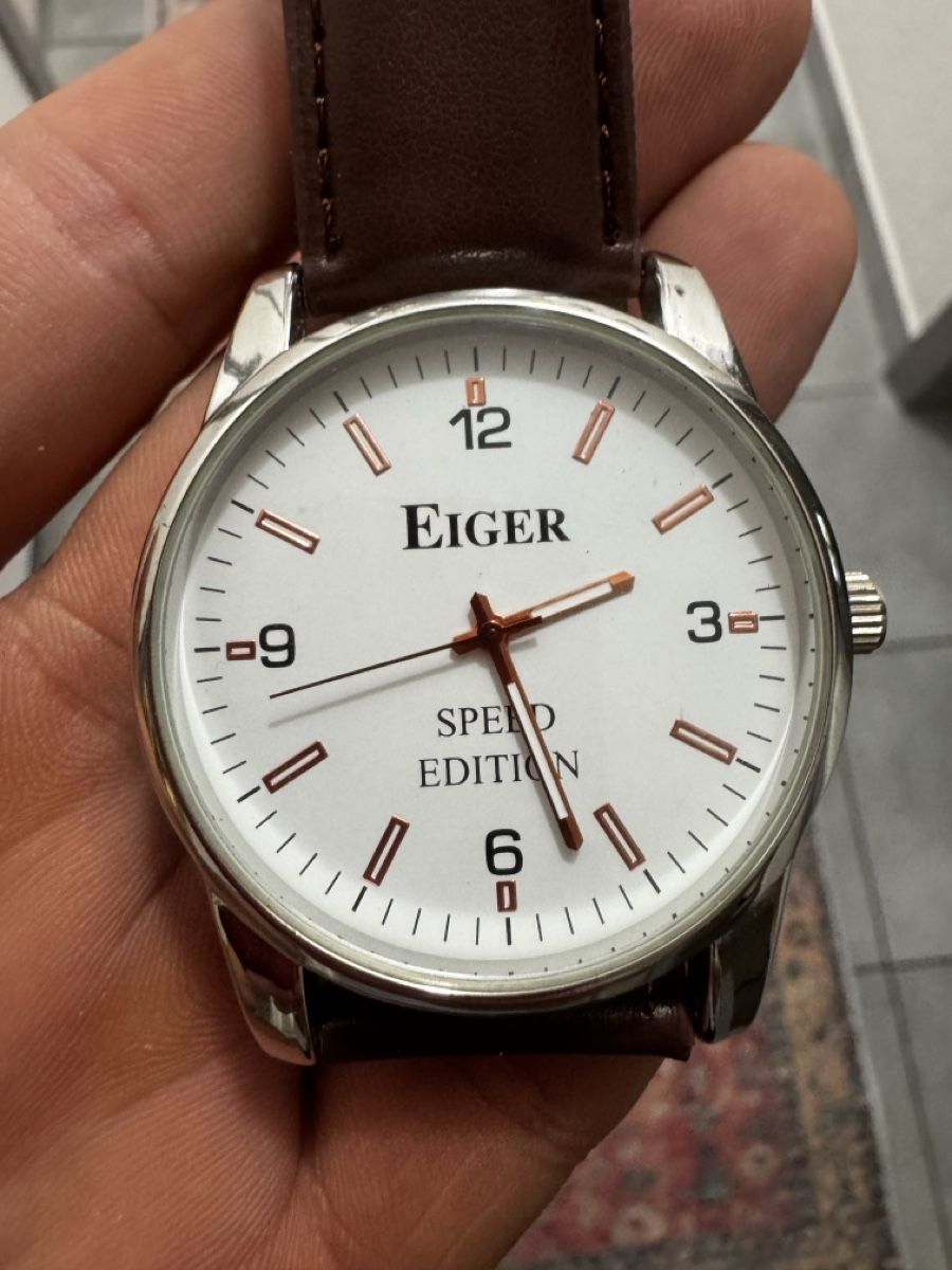 Eiger Orologi: Eiger Speed Edition White Dial Watch - Great Condition – Nuovo (secondo la descrizione) da Gerlafingen venduto da naj_vj8s