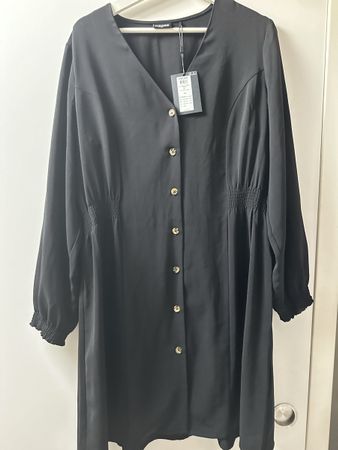 Pieces black dress 44 new