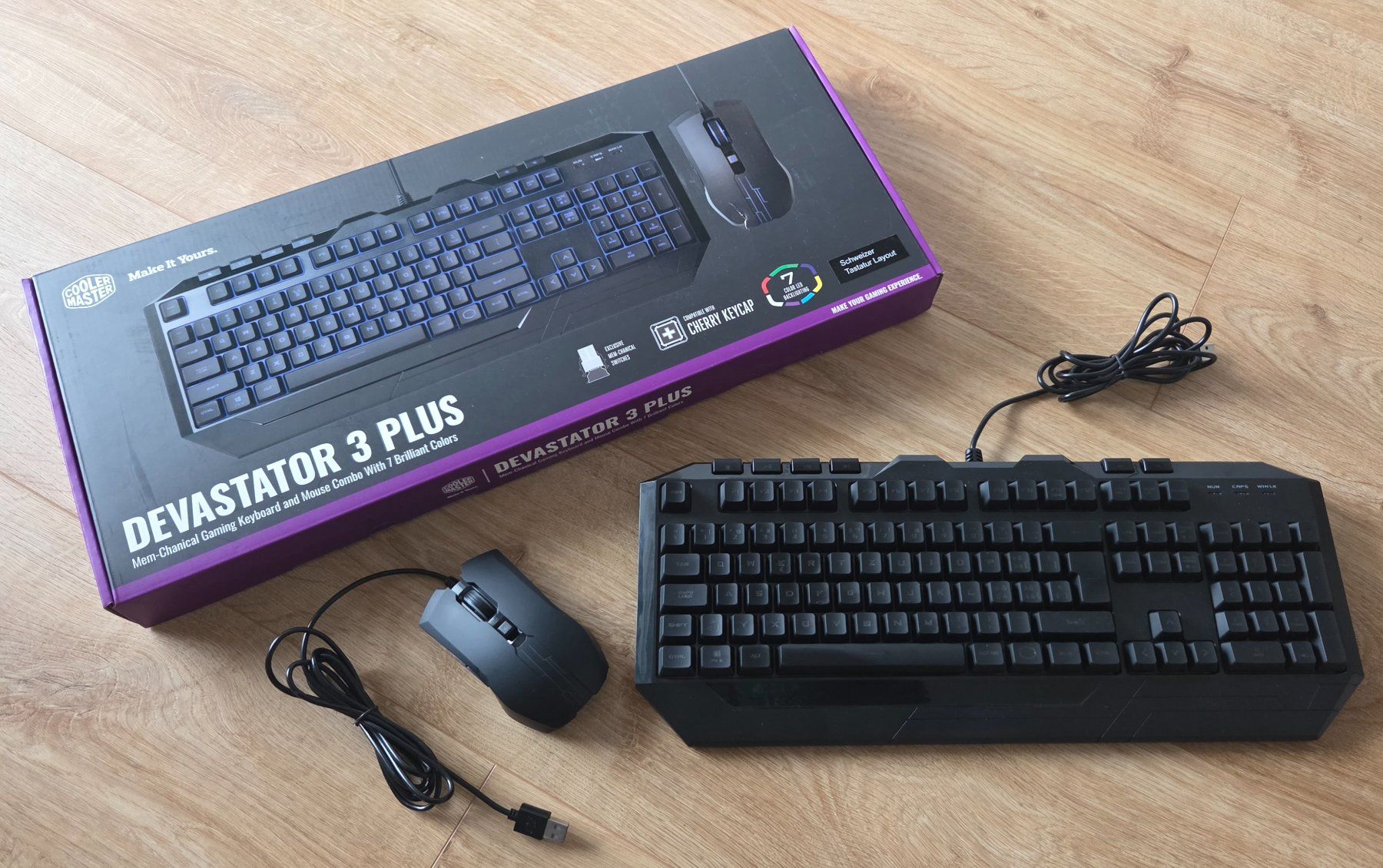 Tastiere: Cooler Master Devastator 3 Plus Gaming Tastatur Maus LED – Nuovo (secondo la descrizione) da Rheinau venduto da tobitobsen80