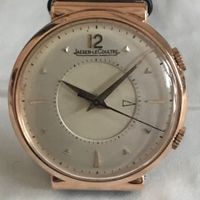 JAEGER - LE COULTRE  MEMOVOX   18 K RG