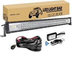 32 Zoll LED Lichtleiste 405W mit Kabelbaum + Fernbedienung