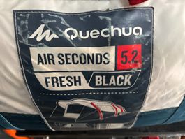 Neuwertiges Aufblasbares Zelt Quechua 5.2, keine Stangen