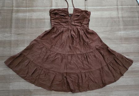 🆕 Neckholder-Mini-Kleid - M - im verspielten Boho-Stil