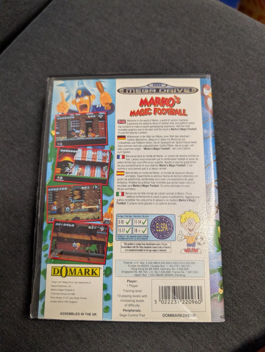 Spiele: Marko's magic football Sega Mega Drive – Gebraucht aus Giubiasco von Ticinerd 1