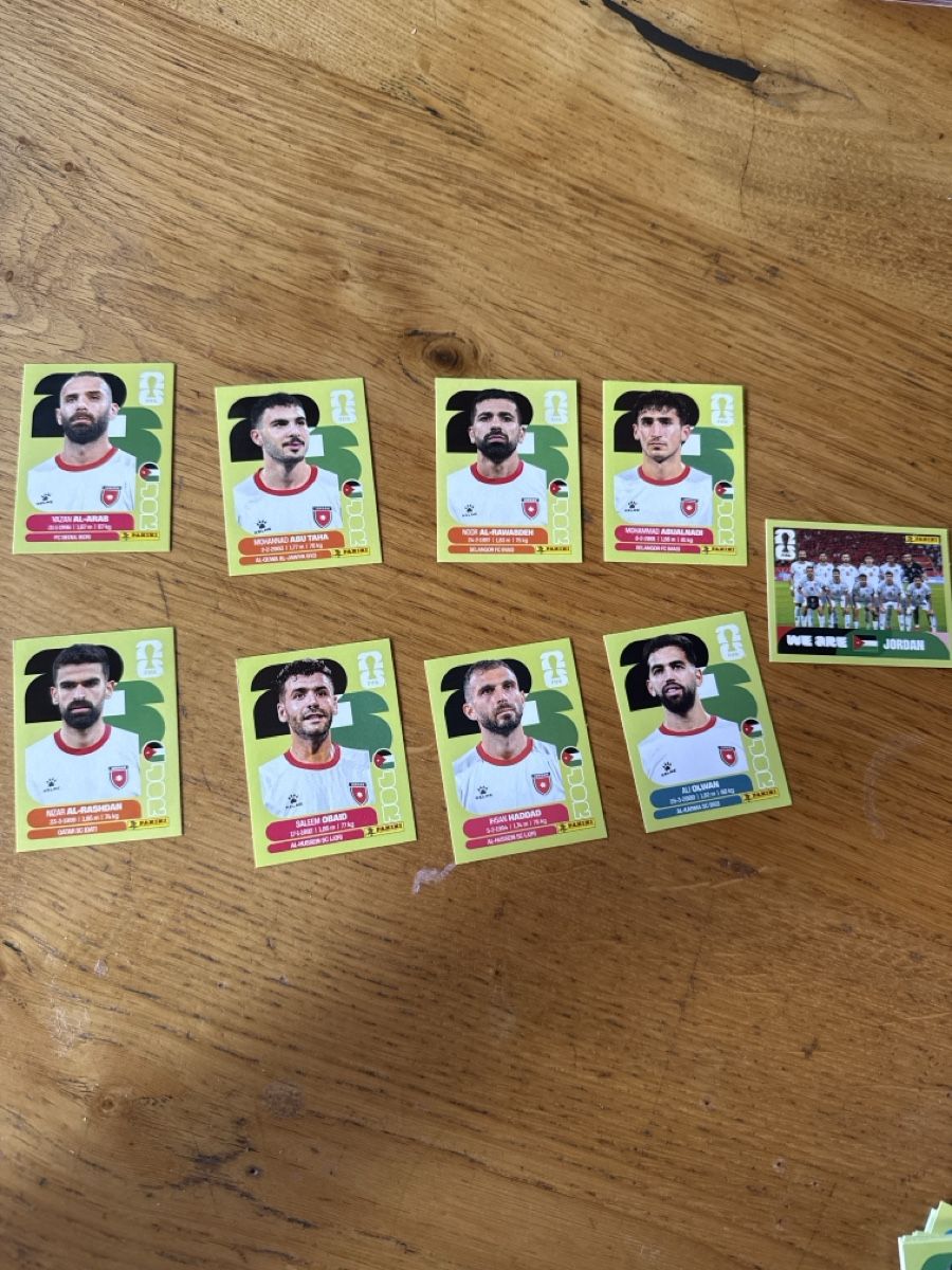 Panini Carte collezionabili: Panini 2026 9er Set JOR – Nuovo (secondo la descrizione) da Masein venduto da Buender45