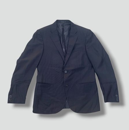 Corneliani vintage black wool blazer herren Anzug 48