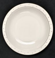 Porzellan Schale weiss  rund 1955 Langenthal - Dekor Gold