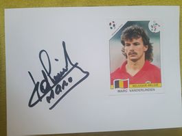 Marc Van Der Linden - Belgien WM 1990 - handsigniert