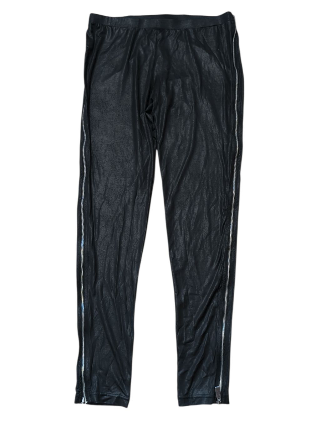 Tally Weijl Leggings: Leggings in Lederoptik mit Reissverschluss - Emo, Gothic – Usato da Gettnau venduto da Immortal_