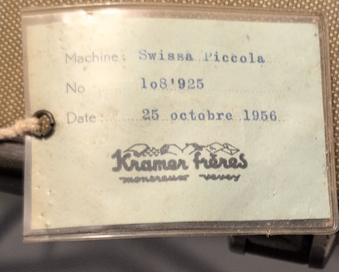 Kit di modellismo & Modellini statici: Machine à coudre Kramer Frères, collector 1956 – Usato da Montreux venduto da kambio