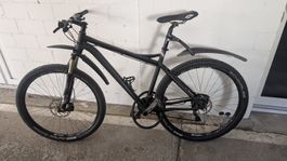 MTB Fahrrad Matt schwarz 29 Zoll gute Gebrauchtteile SLX
