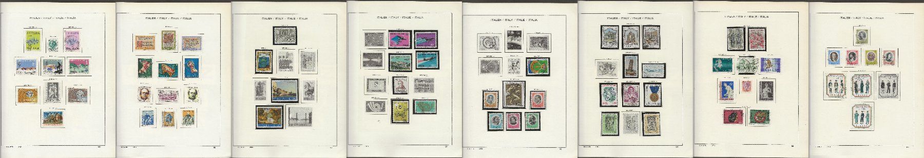 Alle Briefmarken: Marken Italien 1972 bis 1974 – Gebraucht aus Au ZH von xelagreb01