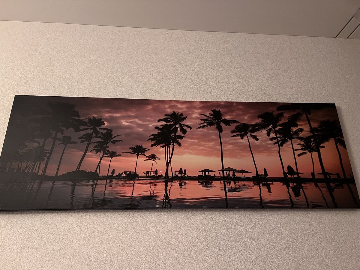 Poster & Bilder: Keilrahmenbild mit strand und palmen – Gebraucht aus Root von Fashionhomeandmore 1