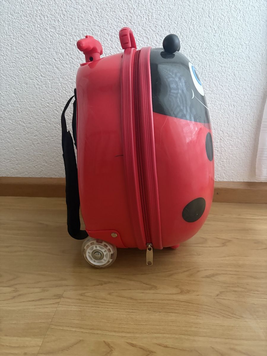 Valigie: Kinderkoffer Marienkäfer mit Rollen  – Usato da Reinach BL venduto da Steinii 2