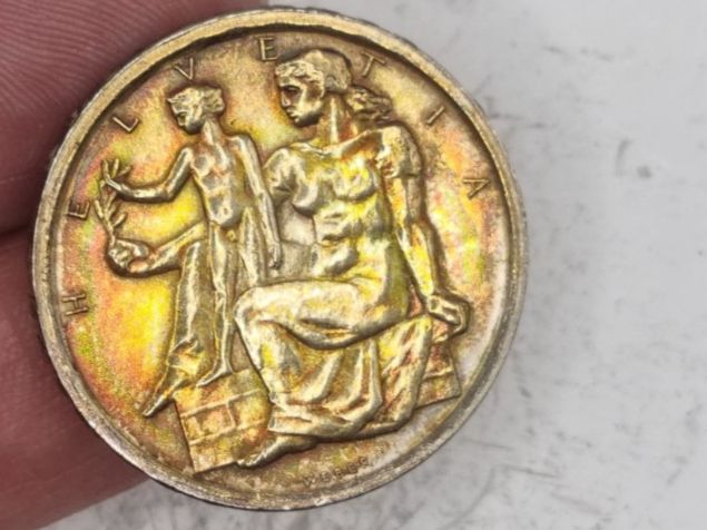 Tutti le monete: Gedenkmunze 5 FR 1948 Silber – Usato da Bure venduto da chap981 1