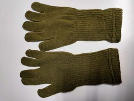 Warme Winterhandschuhe, olivgrün, Grösse M/L, Top!