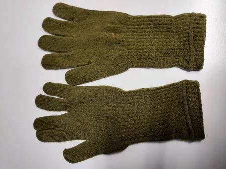 Warme Winterhandschuhe, olivgrün, Grösse M/L, Top!