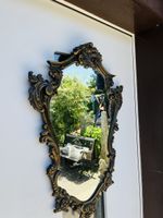 Spiegel barock Gold Schwarz Wandspiegel mit Verzierungen