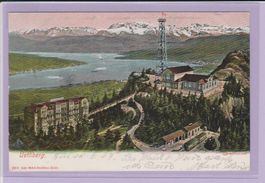 Uetliberg Karte und Balkenstempel 1904