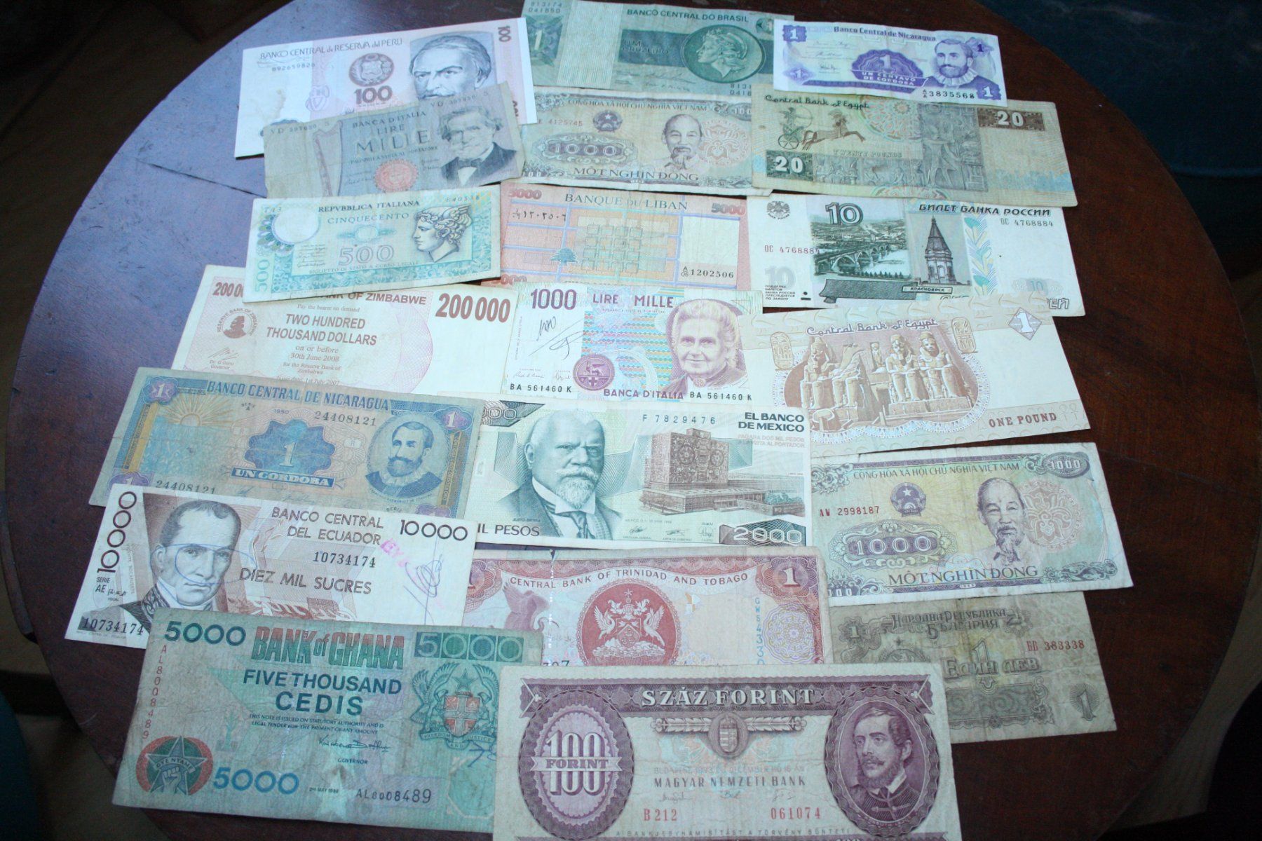 Banknoten: Lot 9 Vieux billets différents – Gebraucht aus Cormondrèche von Hermes.monnaies