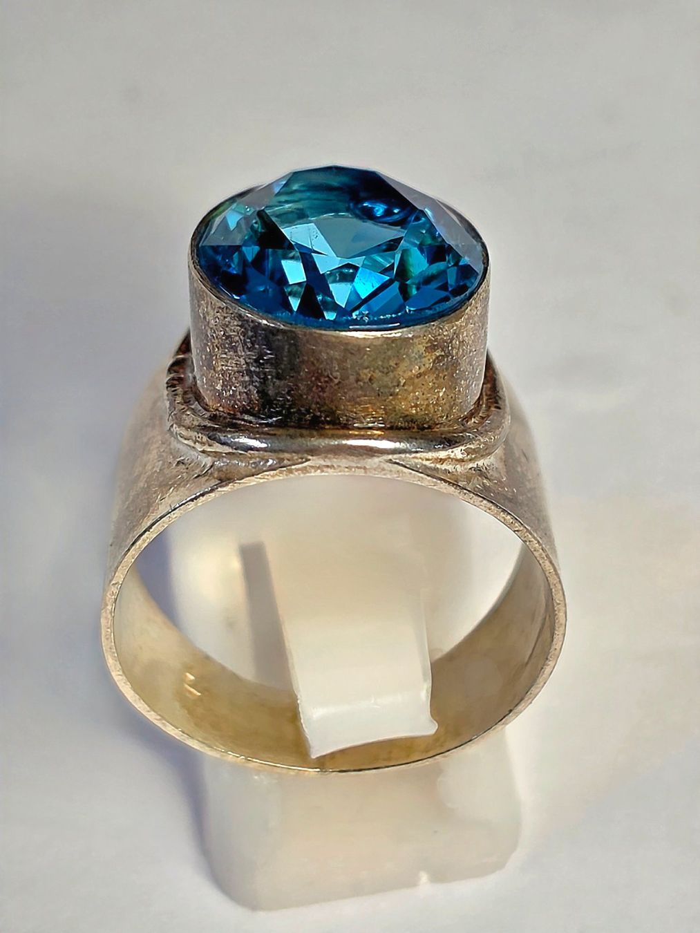 Bagues: Silber Ring mit blauem Stein – Neuf (Voir description) à Zürich par adriben 9