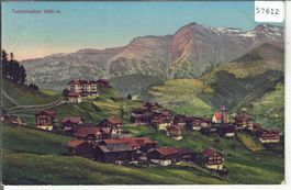 Tschiertschen - Generalansicht - Litho