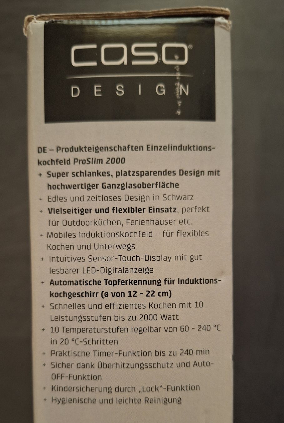Herde: Induktion, Herdplatte mobil, Casio pro Slim 2000, Outdoor – Neu und originalverpackt aus Arbon von fil_d.Ariane 1