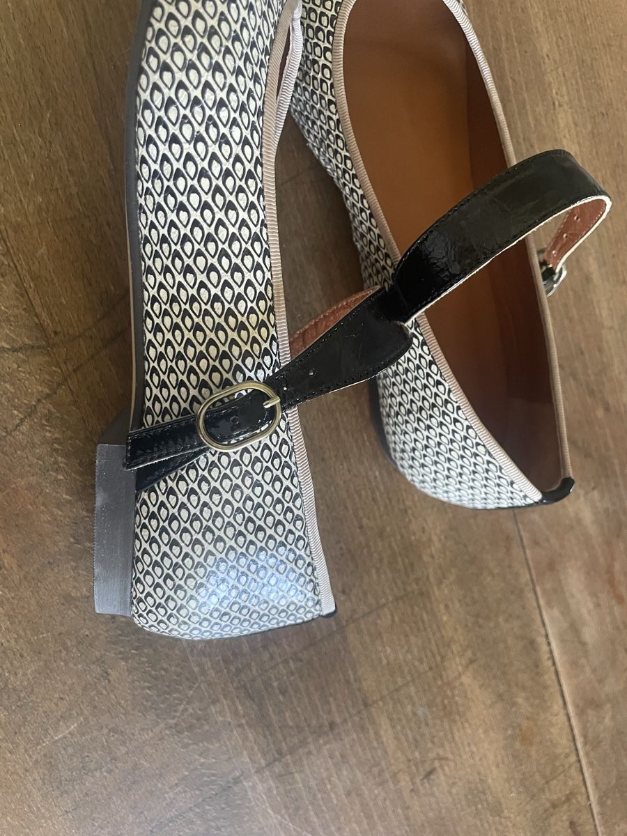 Scarpe da donna: Ballerinas BELLEHARI Leder Ecru 39 – Usato da Zürich venduto da Lyriart 3