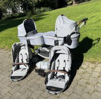Zwillingskinderwagen ABC Zoom mit Zubehör zu verkaufen
