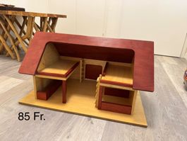 Holz Bauernhaus, Puppenhaus, Tierhaus, Stall