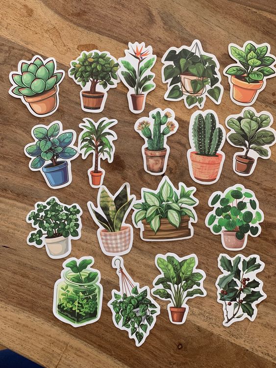 18x Sticker Pflanzen (Neu und originalverpackt) in Geneve für CHF 1.5 ...