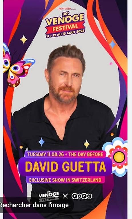 Biglietti: David Guetta au Venoge – Nuovo (secondo la descrizione) da La Croix (Lutry) venduto da Calinou6967