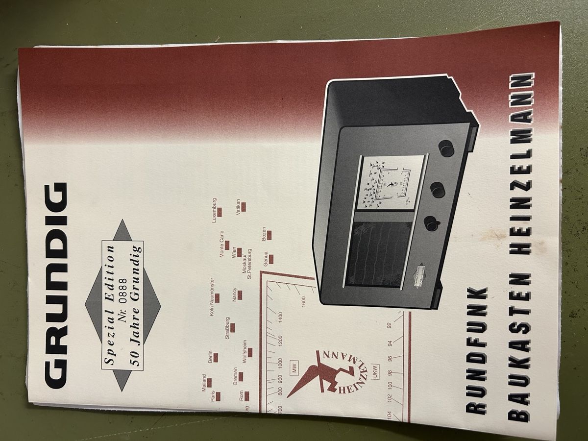 Grundig Radio: Grundig Heinzelmann Nachbau, – Usato da Riehen venduto da teagarden 3