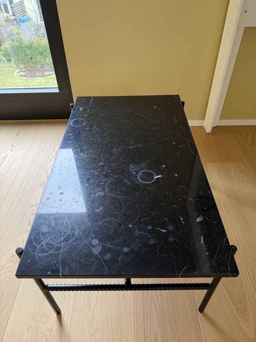 Tavoli: Hay Rebar Coffee Table / Beistelltisch - schwarzer Marmor – Usato da Andelfingen venduto da reggatta_de_blanc 1