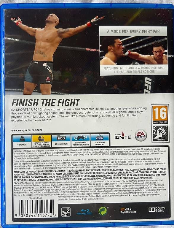 Giochi: UFC 2 PS4 – Usato da Kaiseraugst venduto da nic_ks5t 1