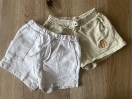 2er Set: Sommer-Shorts von H&M und Zara, Grösse 92